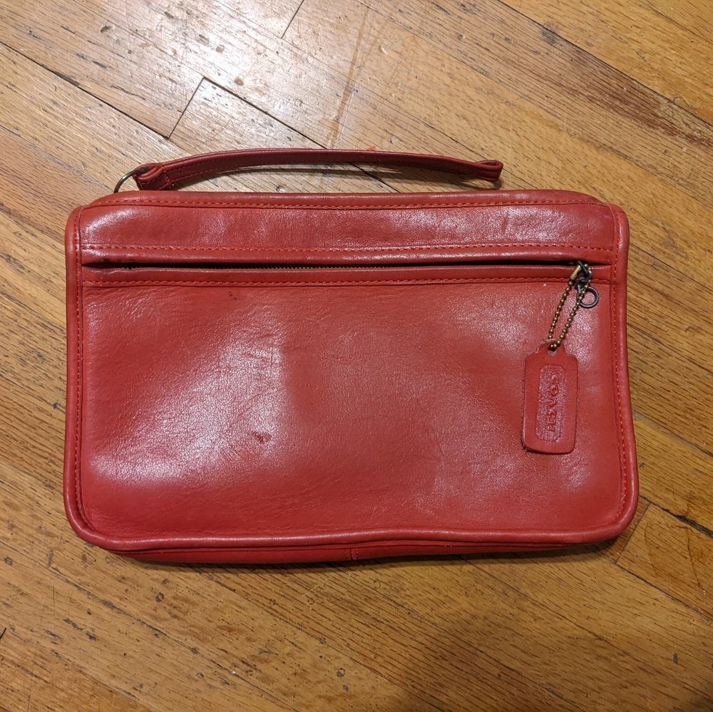 Vintage Coach Standard Clutch №5140 in Red